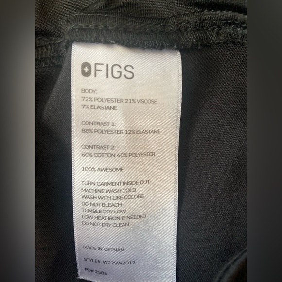 Zamora Jogger Scrub Pants Black Size Small - Picture 12 of 13